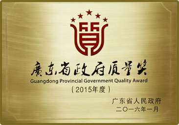 2015广东省政府质量奖